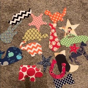 17 Baby onesie Iron on patches